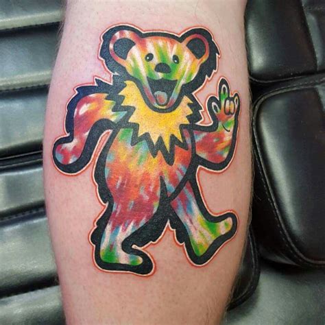 Showcase Your Love for Music with a Grateful Dead Bear Tattoo