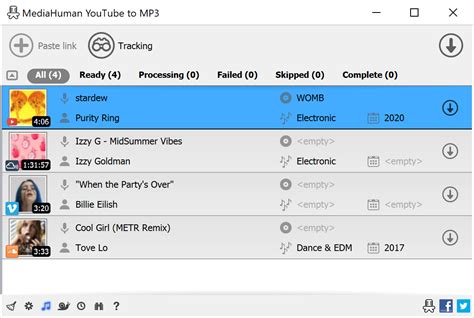 Cómo convertir vídeos de YouTube a MP3