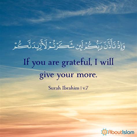 Gratitude In Islam Quotes