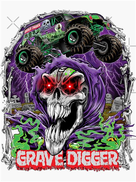 Grave Digger Printable Decals