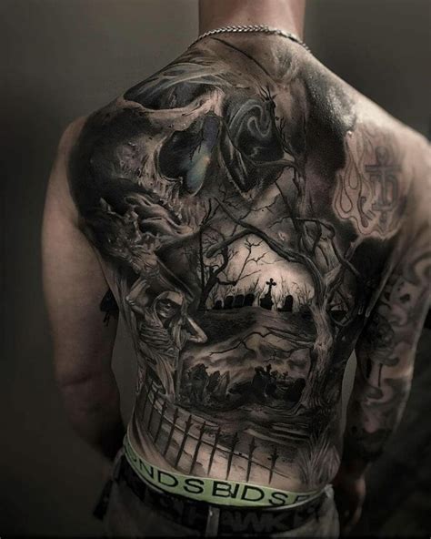 15+ Graveyard Tattoo Designs, Ideas Design Trends