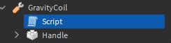 Gravity Coil script gets disabled when being cloned - Scripting 