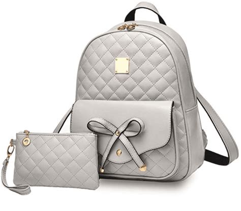 Gray Leather Backpack Purse: The Perfect Accessory For Fashion-Forward Women