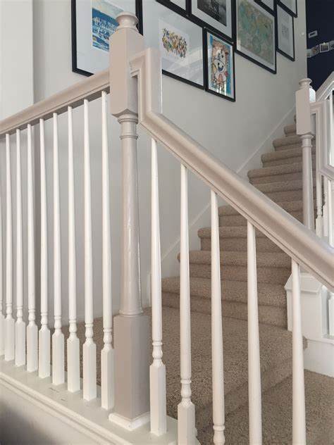 Gray Painted Stair Handrail: A Trendy Addition To Your Home