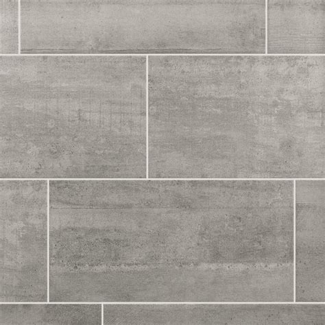 Gray Ceramic Tile Floor