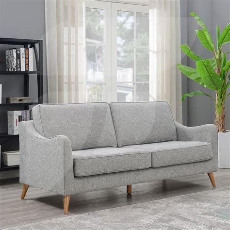 Gray Linen Couch