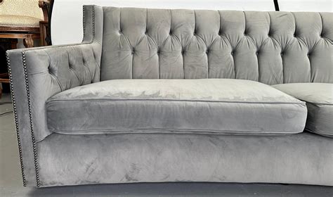 Gray Suede Couch