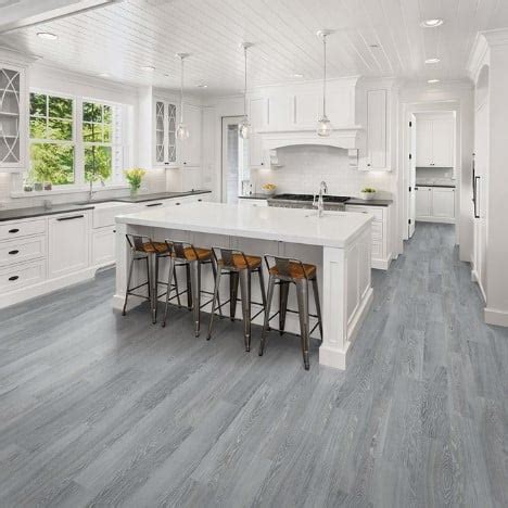 Stylish Gray Porcelain Tile with Wood Look 