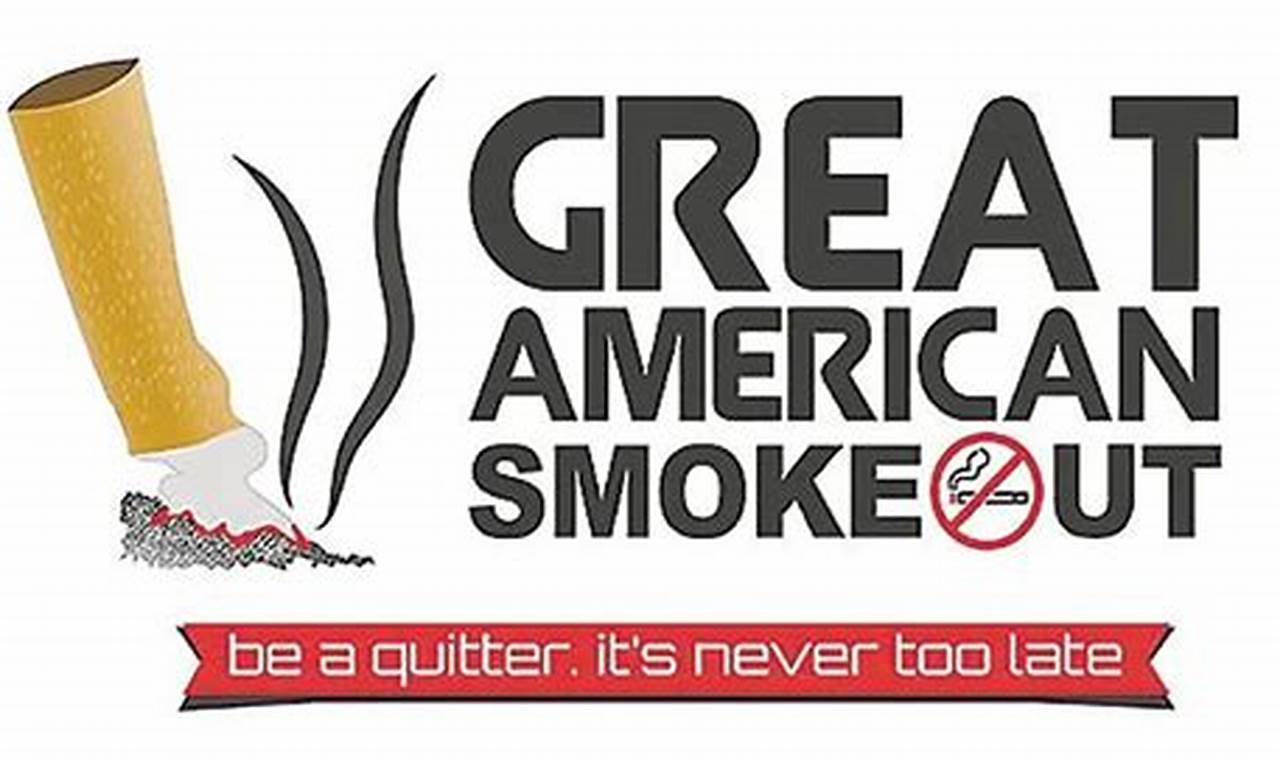 Great American Smokeout 2024