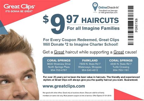 Great Clips $8.99 Coupon 2022 Printable