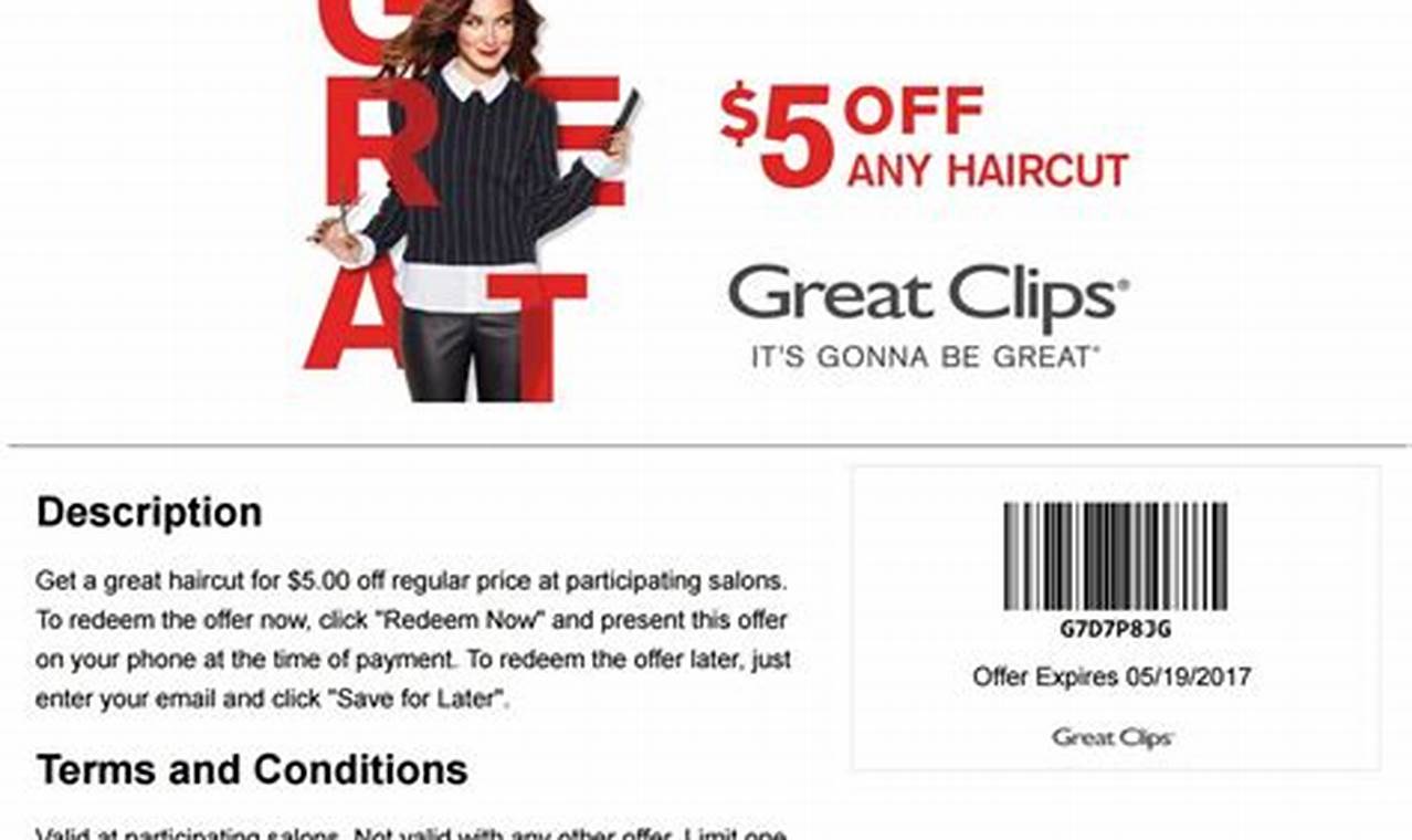 Great Clips Coupons 2024 Printable