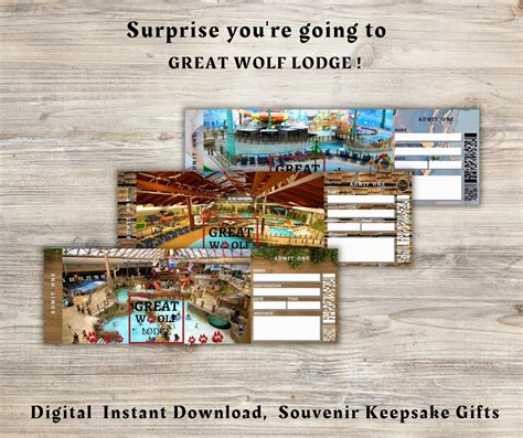 Great Wolf Lodge Printable Gift Certificate