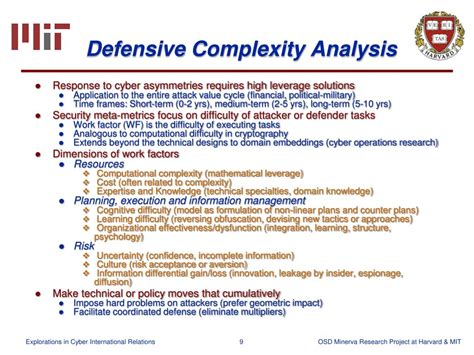 Greater defensive complexity