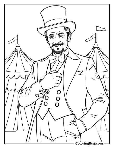 Greatest Showman Coloring Pages