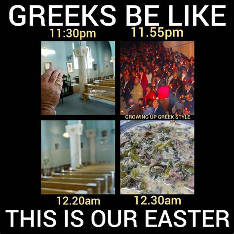 Greek Easter Meme