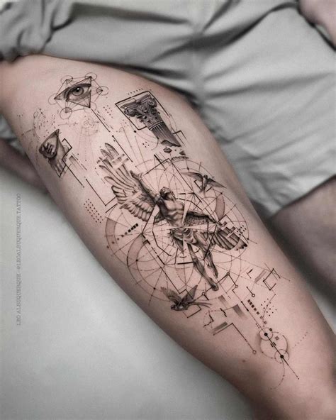 Greek Fine Line Tattoos