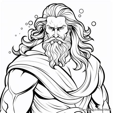 Greek God Coloring Pages
