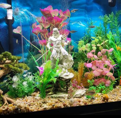 Transform Your Aquarium into a Divine Underwater Realm with Greek God Decor