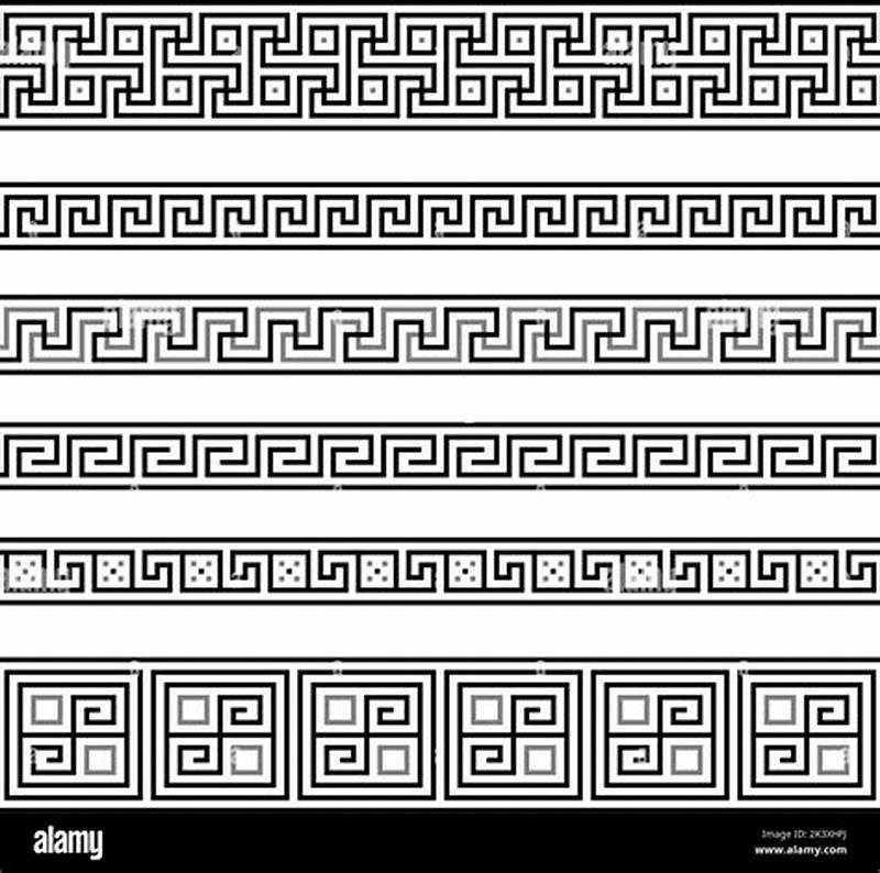 Greek Key Meander Pattern
