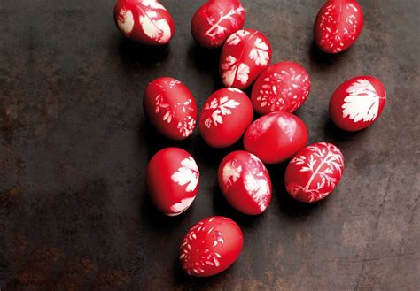 Greek Red Easter Egg