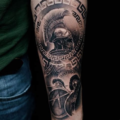 Spartan Tattoo 79 Warrior tattoos, Spartan tattoo, Greek