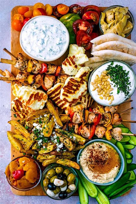 Greek food buffet