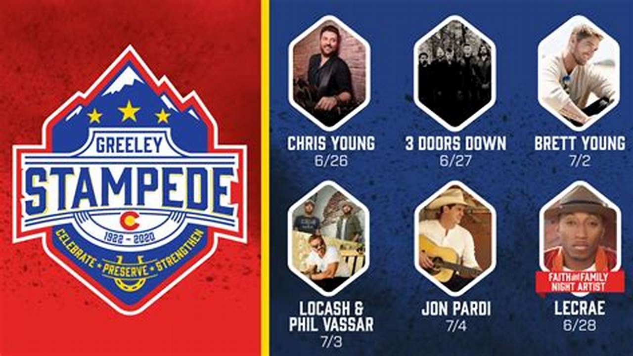 Greeley Stampede 2024 Concert Lineup