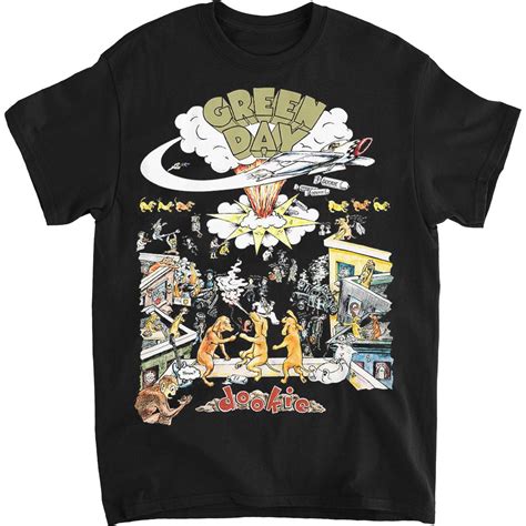Rock out in style with Green Day's iconic Dookie t-shirt