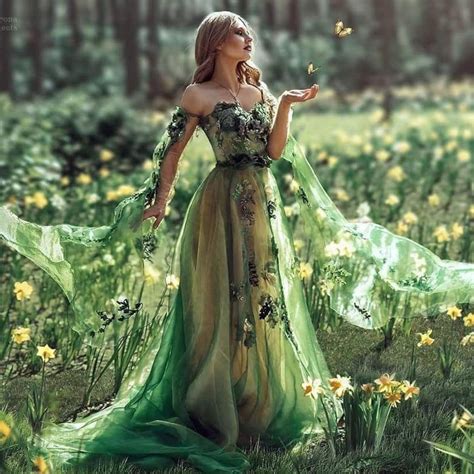 Green Fairy Dresses