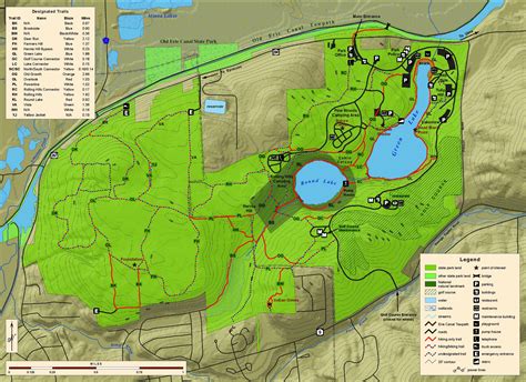 Green Lakes Trail Map