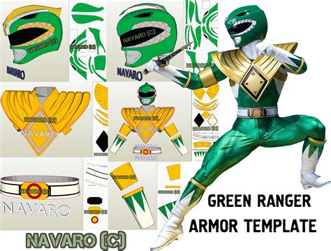 Green Ranger Shield Template