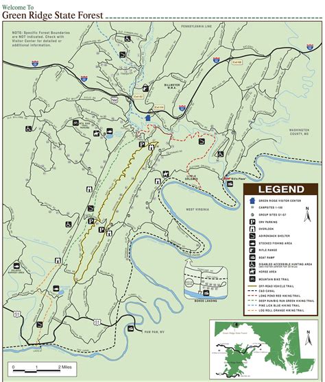 Green Ridge State Forest Trail Map