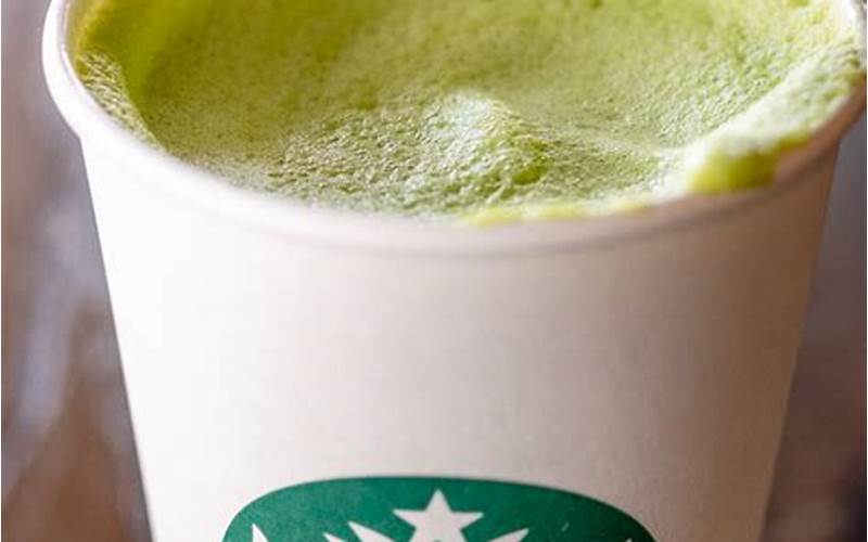 Green Tea Latte Starbucks