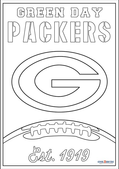 Green Bay Packers Coloring Pages