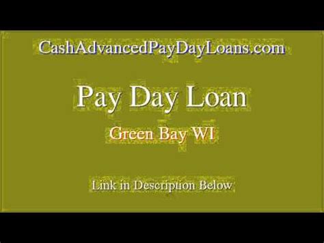 Green Bay Wi Payday Loans