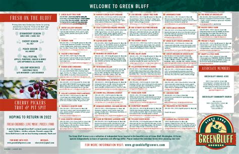 Green Bluff Growers Calendar