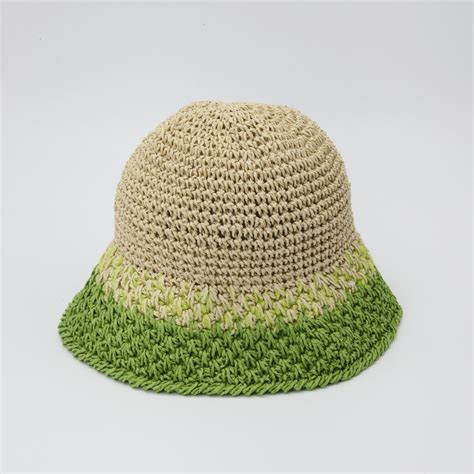 Green Crochet Bucket Hat