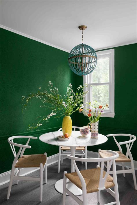 Green Dining Room Wall Colors