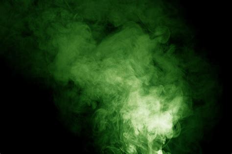 Green Smoke Background