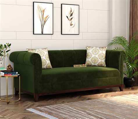 Green Sofa Set