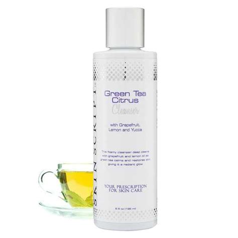 Radiant Skin Delight: Experience the All-Natural Magic of Green Tea with Skin Script's Exquisite Cleanser