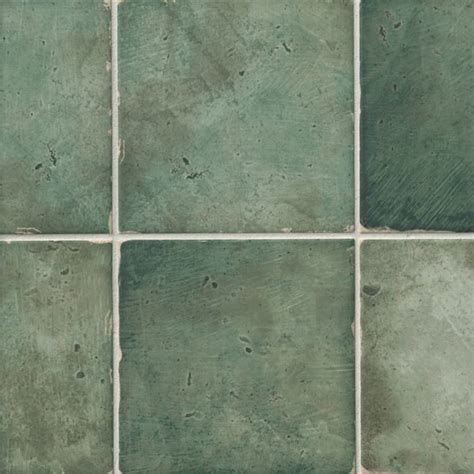 Green Tile Floor