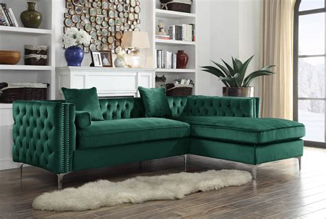 Green Tufted Couch