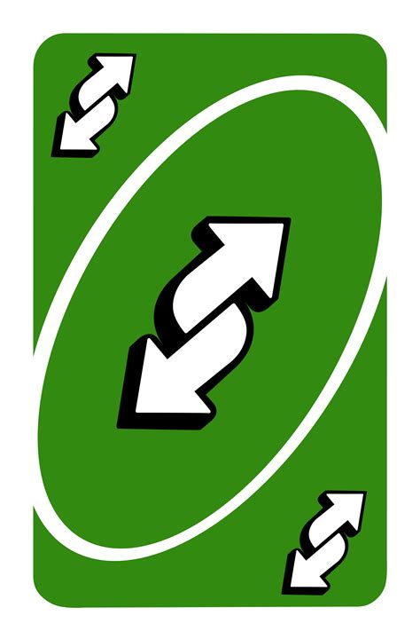 Green Uno Card Reverse