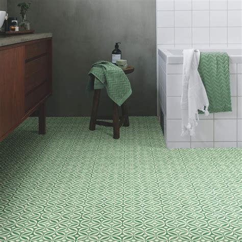 Green Vinyl Floor