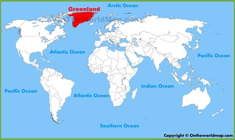 Greenland In The World Map