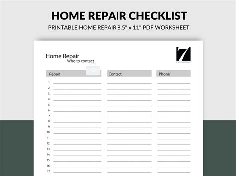 Greensboro Home Repair Checklist