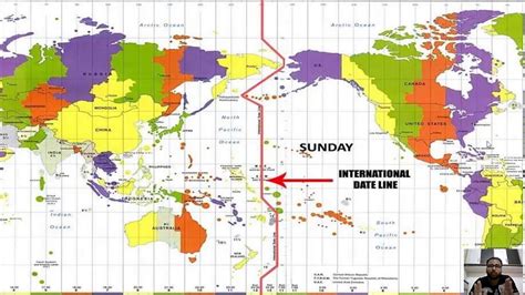 Greenwich Time Zone Map