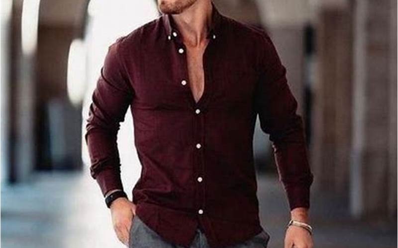 Grey Pants Color Shirt With Red Pants