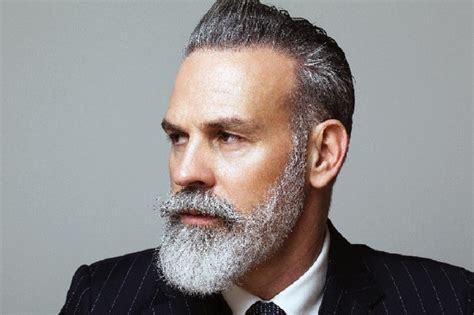 Grey Beard Styles For Men